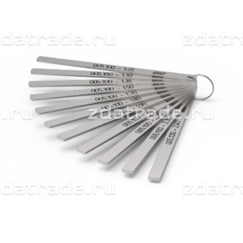 Набор щупов пластинчатых калиброванных