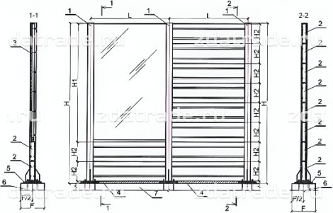 Стойки шумозащитных экранов