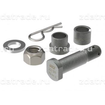 Комплект шарнирных соединений Тяга контрольная длинная - Сережка контрольная, Тяга контрольная короткая - Сережка контрольная (ремонтный) ВТБЦ.21.001.400.000-03