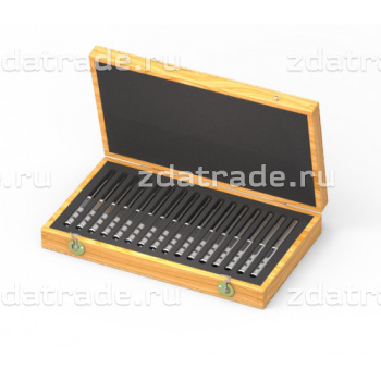 Набор цилиндрических щупов электромеханика в пенале