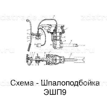 Шпалоподбойка ЭШП9 